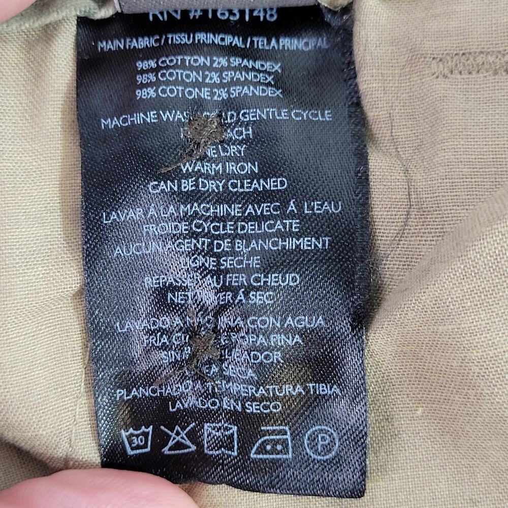 NWT Slate and Stone Khaki Leaf 7" Cotton Ross Short Men's Size 34 - Picture 8 of 12